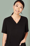 BIZCARE CST941LS Ladies Easy Fit V-Neck Scrub Top 4 Colours - Workin' Gear