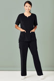 BIZCARE CST942LS Ladies Tailored Round Neck Scrub Top 4 Colours - Workin' Gear