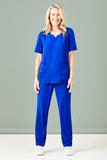 Womens Round Neck Scrub Top - Workin' Gear