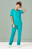 BIZCARE CST942LS Ladies Tailored Round Neck Scrub Top 4 Colours - Workin' Gear