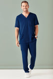 BIZCARE CST945MS Men's V-Neck Scrub Top 4 Colours - Workin' Gear