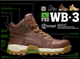 FXD WB◆3  Nitrolite Safety Boot - Chocolate
