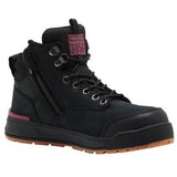 Workin Gear - HARD YAKKA Womens 3056 Zip Safety Boot - Black