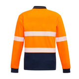 SYZMIK ZH530 Unisex Hi Vis Segmented L/S Polo - Hoop Taped - Workin' Gear