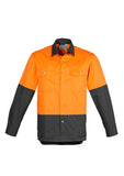 SYZMIK ZW122 Unisex Hi Vis Spliced Industrial Shirt - Workin Gear