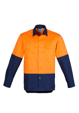 SYZMIK ZW122 Unisex Hi Vis Spliced Industrial Shirt - Workin Gear