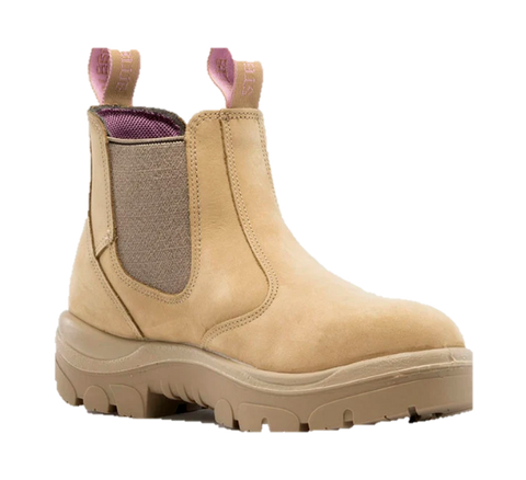 STEEL BLUE 512701 HOBART LADIES ELASTIC SIDED BOOT - SAND - Workin' Gear