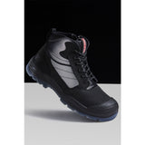 HARD YAKKA Y60235 NITE VISION SAFETY BOOT - BLACK - Workin Gear