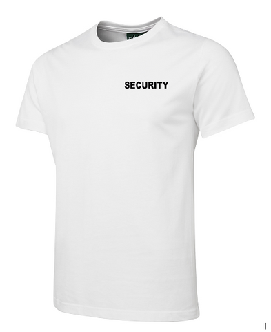 SECURITY Fitted TSHIRT - White  -  (S1NFT) - Workin' Gear