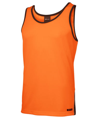 JB'S Hi Vis 4602.1 Contrast Singlet (6HCS4)