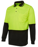 JB'S Hi Vis Traditional Long Sleeve Polo (6HVPL)