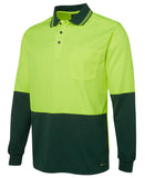 JB'S Hi Vis Traditional Long Sleeve Polo (6HVPL)