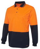 JB'S Hi Vis Traditional Long Sleeve Polo (6HVPL)