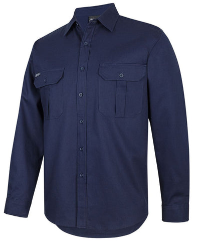 JB Long Sleeve 190g Work Shirt (6WLS)