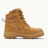 BLUNDSTONE 8060 RotoFlex 150mm Zip Steel Cap Safety Boot - Wheat