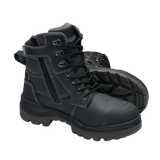 BLUNDSTONE 8071 RotoFlex 150mm Zip Safety Boot - Black