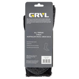 GRVL All Terrain Australian Wool Crew Socks - 3 Pack