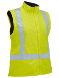 BISLEY Womens Taped Hi VIS 5 in 1 Rain Jacket (BKL6975)