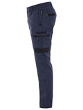BISLEY FLEX & MOVE™ Stretch Zip Pocket Elastic Waist Cargo Pants (BPC6338) - Workin' Gear