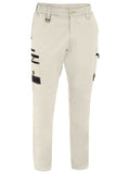 BISLEY FLEX & MOVE™ Stretch Zip Pocket Elastic Waist Cargo Pants (BPC6338) - Workin' Gear