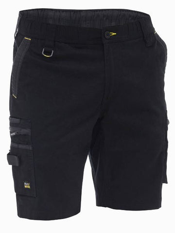 BISLEY Flx & Move Elastic Waist Zip Pocket Cargo Short (BSHC1338) - Workin' Gear