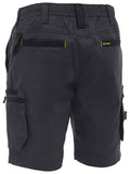 BISLEY Flx & Move Elastic Waist Zip Pocket Cargo Short (BSHC1338) - Workin' Gear