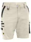 BISLEY Flx & Move Elastic Waist Zip Pocket Cargo Short (BSHC1338) - Workin' Gear