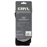 GRVL Bobcat Bamboo Crew Sock - 3 Pack