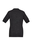 BIZ Zip Front Womens Short Sleeve Knit Cardigan (CK962LC)