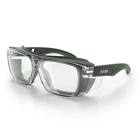SAFESTYLE Converts Clear/Green Frame Clear Lens