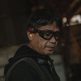 SAFESTYLE Converts Matte Graphite/Red Frame Clear Lens