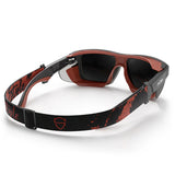 SAFESTYLE Converts Matte Graphite/Red Frame Grey Polarised Lens