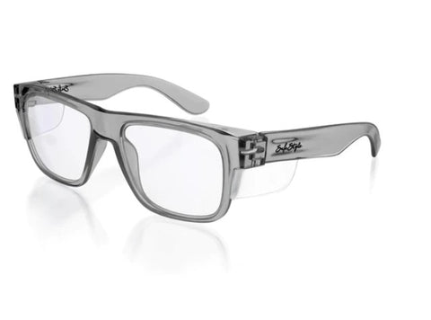 SAFESTYLE Fusions Clear Lens - Graphite Frame