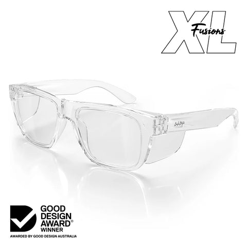 SAFESTYLE Fusions XL Clear Frame Clear Lens