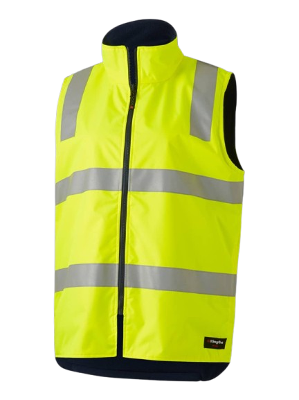 KING GEE Hi Vis Spliced Insulated Vest (K55031) | Workin' Gear
