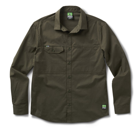 FXD LSH◆3 Vented Stretch Long Sleeve Work Shirts - 3 Colours
