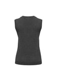 Womens V Neck Knit Vest (LV3504)