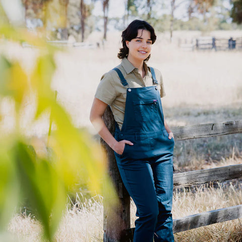 GREEN HIP Womens Overalls - Gardner Green