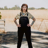 GREEN HIP Womens Overalls - Black