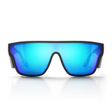 SAFESTYLE Primes Matte Black Frame Reflectors Blue Lens