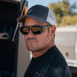 SAFESTYLE Skylines Matte Black Frame Grey Polarised Lens