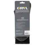 GRVL Rebar Sorbtek Performance Work Sock - 4 Pack