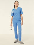 NNT Unisex Invigorate Charles V Neck Slim Fit Scrub Top (CATRHL)