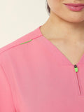 NNT Unisex Invigorate Charles V Neck Slim Fit Scrub Top (CATRHL)