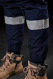 FXD WP◆8WT Reflective Cuffed Stretch Ripstop Work Pants - Ladies