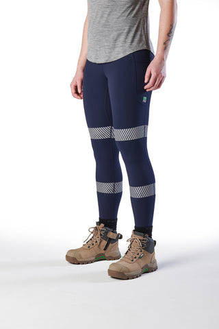 FXD WP◆9WT Reflective Stretch Leggings - Ladies