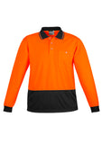 SYZMIK Unisex Hi Vis Basic Long Sleeved Polo (ZH232)
