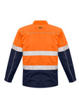 SYZMIK Mens Hi Vis Cotton Drill Jacket (ZJ590)