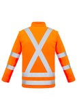 SYZMIK Unisex Hi Vis X Back 2 In 1 Softshell Jacket (ZJ680)