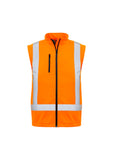 SYZMIK Unisex Hi Vis X Back 2 In 1 Softshell Jacket (ZJ680)